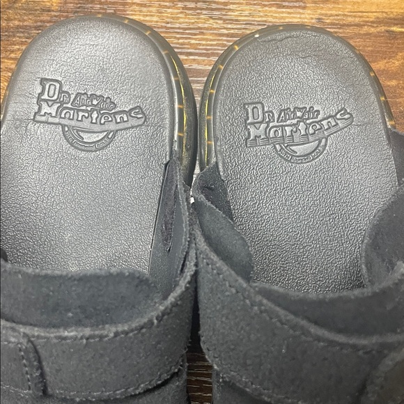 Dr. Martens Carlson Black E.H. Suede Slingback Mule Clog Men’s 7 / Women’s 8 - Picture 5 of 10